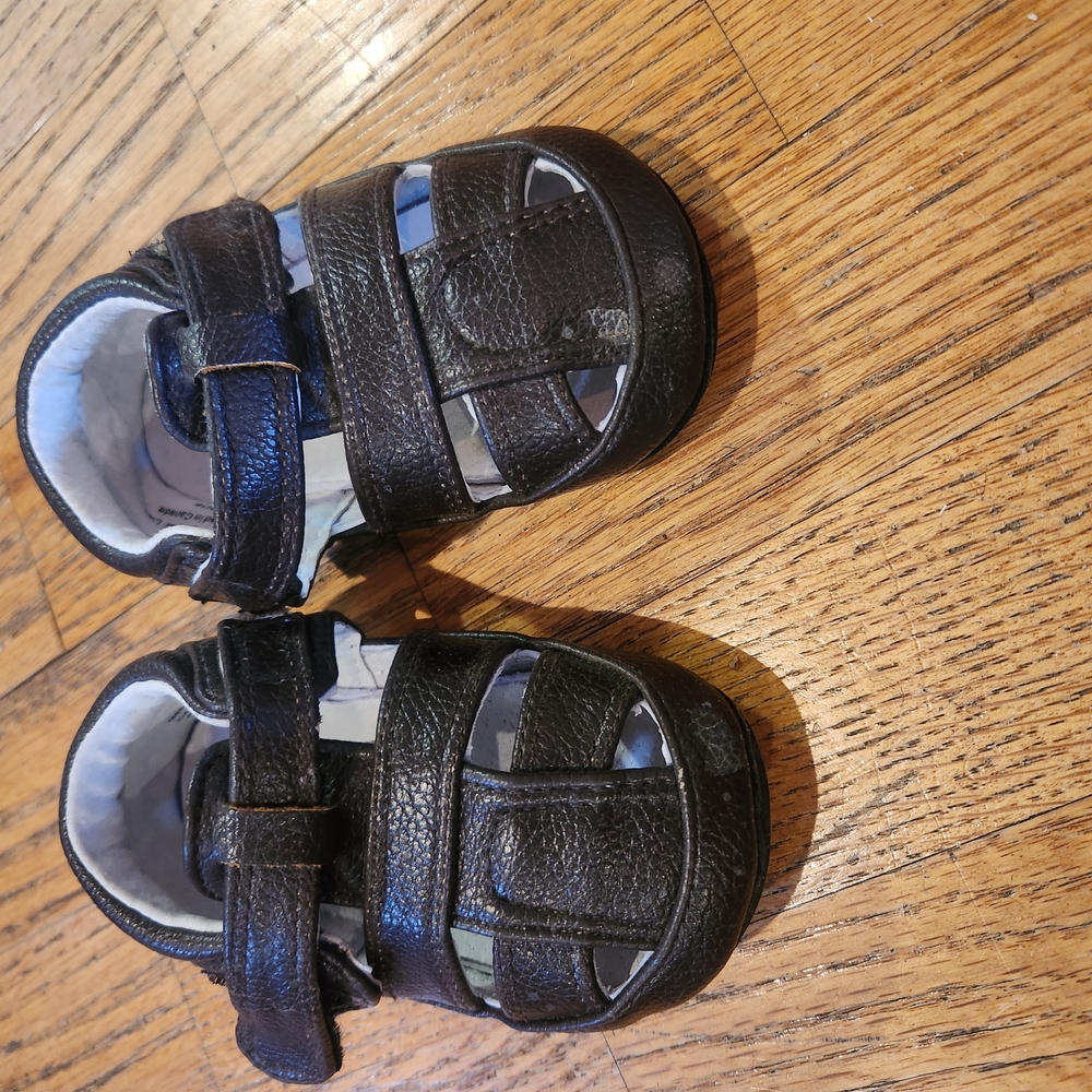 Kids Black Sandals